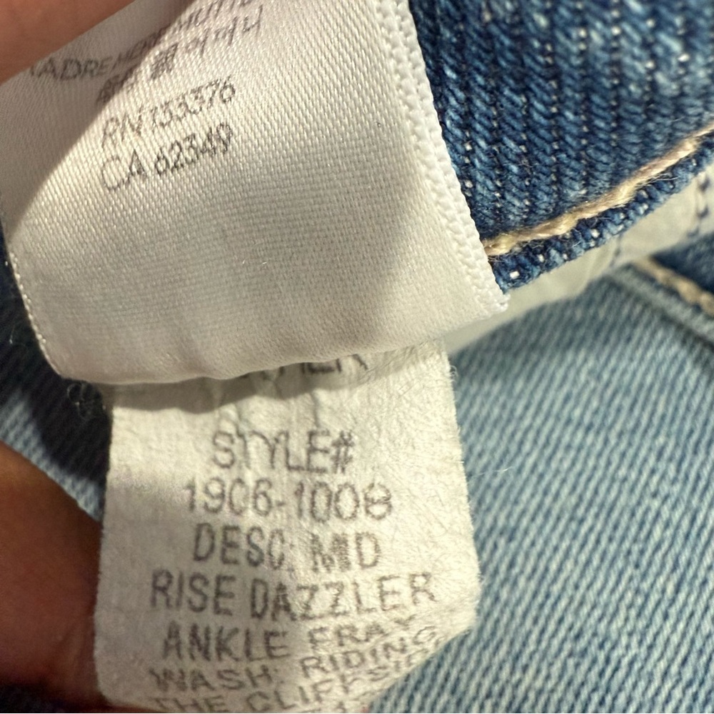 The Mid Rise Dazzler Ankle Fray - Picture 7 of 8